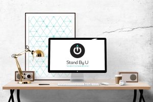 Stand By U<br /> <span style='color:#b2b2b2;font-size:26px;'>Rebranding</span>
